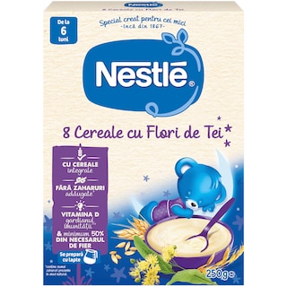Nestle | Cereale Somn usor cu flori de tei, de la 6 luni 250g