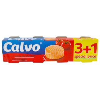 Calvo | Ton in sos de rosii 4x80g
