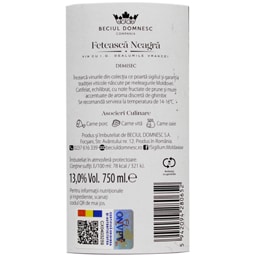 Sigillum Moldaviae | Vin rosu demisec Feteasca Neagra 0.75L