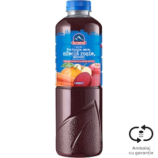 Olympus | Suc de portocale, mere, sfecla rosie, morcovi 1L