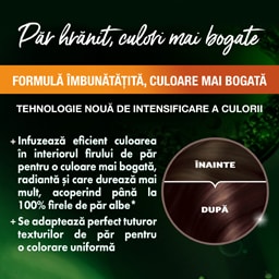 Garnier | Color Naturals | Vopsea de par permanenta 4.15 Ciocolata amaruie