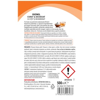 Igienol | Degresant puterninc cu otet si bicarbonat 500ml