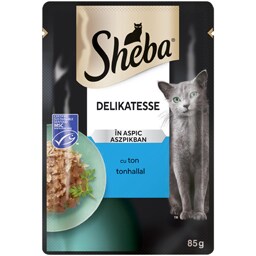 Sheba | Hrana completa pentru pisici adulte, cu ton 85g