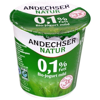 Andechser Natur | Iaurt bio 0.1% grasime 150g