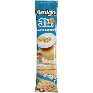 Amigo | Cafea instant 3in1 caramel sarat 13g