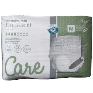 Care | Chiloti pentru incontinenta, Unisex, Normal, marimea M, 14 buc.