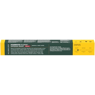 Starbucks | Cafea Blonde Espresso Roast decafeinizata, 10 capsule