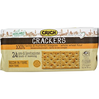 Crackers cu faina integrala 250g