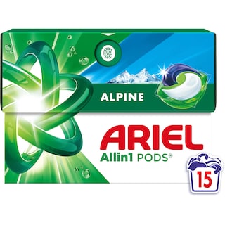 Ariel | Detergent Alpine, 15 capsule