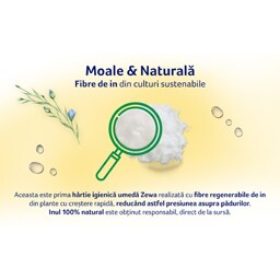 Zewa | Hartie igienica umeda Almond Milk, 42 bucati