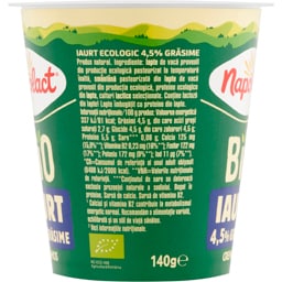 Napolact Bio | Iaurt cremos 4.5% grasime 140g