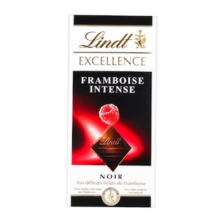 Lindt | Excellence | Ciocolata amaruie cu zmeura 100g