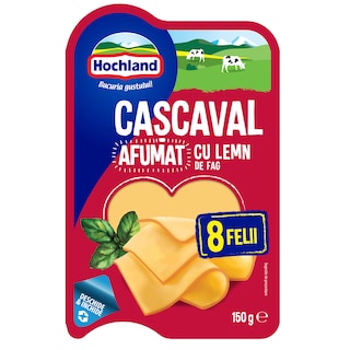 Cascaval afumat felii 150g