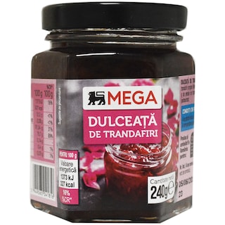 MEGA | Dulceata de trandafiri 240g