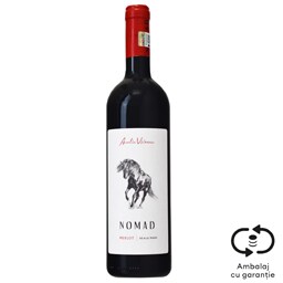 Vin rosu sec Merlot 0.75L
