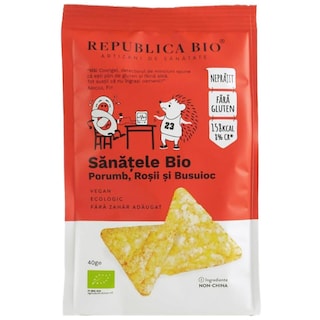 Republica Bio | Sanatele bio cu porumb, rosii si busuioc 40g