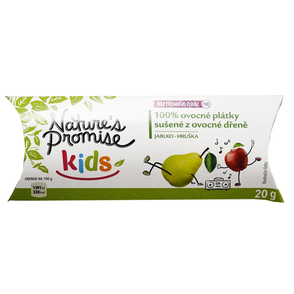 Romania product data sample: Felii uscate de mere si pere 20g