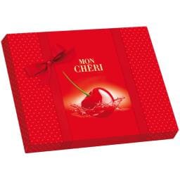 Praline de ciocolata cu cireasa intreaga in lichior 262.5g