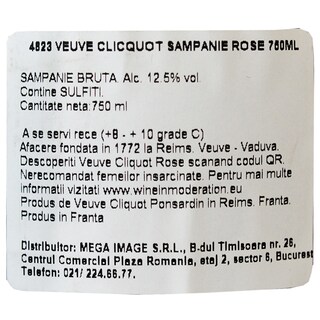 Veuve Clicquot | Sampanie brut rose  0.75L
