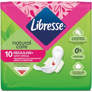 Libresse | Absorbante Natural Care Normal, 10 bucati