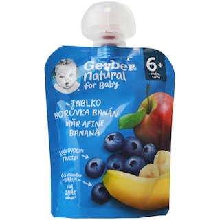 Gerber | Piure bio cu mar, afine, banana 90g