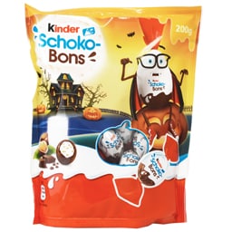 Kinder | Schoko-bons | Bomboane de ciocolata cu lapte, cu umplutura de lapte si alune 200g