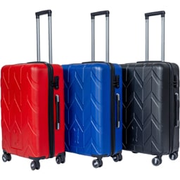 French Bull | Geanta de voiaj cu roti, 66x45x26cm, negru