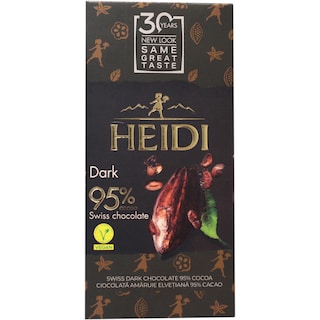 Heidi | Dark | Ciocolata amaruie 95% cacao 50g