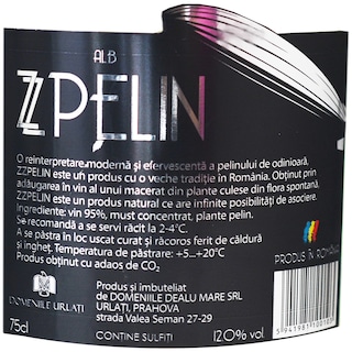 Zzpelin | Pelin Frizzante alb  0.75L