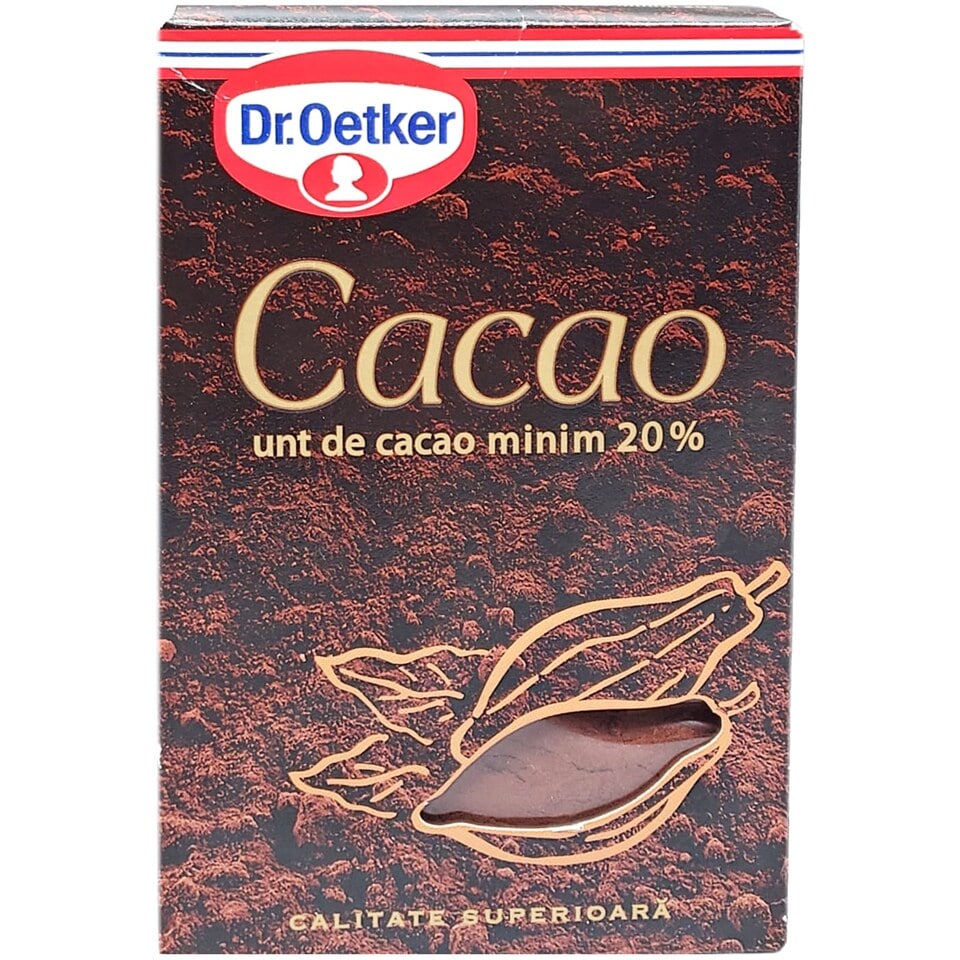 Dr. Oetker | Cacao unt de cacao minim 20% 100g | Mega-image