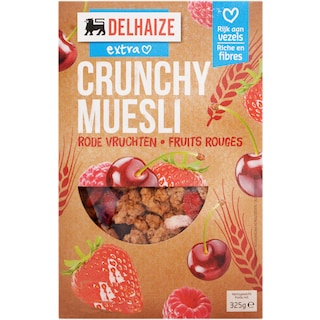 Delhaize | Musli crocant cu fructe rosii 325g