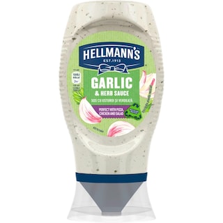 Hellmann's | Sos cu usturoi si verdeata 250ml