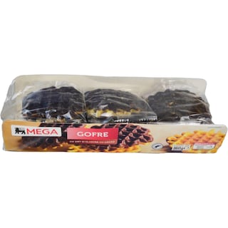 MEGA | Gofre cu unt si glazura cu cacao 360g
