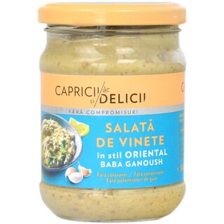 Capricii si Delicii | Salata de vinete in stil oriental 240g