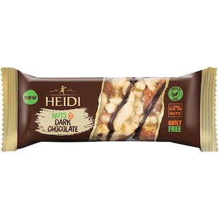 Heidi | Baton cu nuci si ciocolata neagra 45g