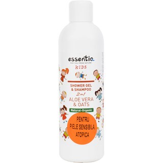 Essentiq | Gel de dus si sampon pentru copii aloe vera si ovaz 250ml
