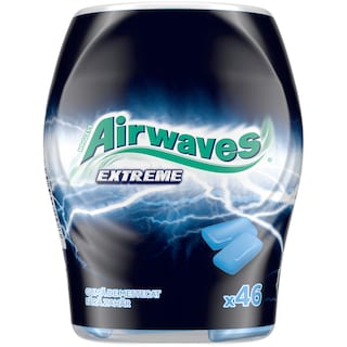 Airwaves | Guma de mestecat fara zahar cu arome de menta si eucalipt 64g