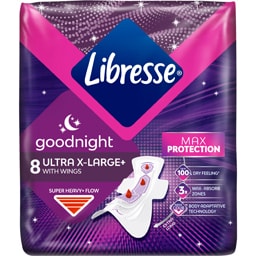Libresse | Absorbante Goodnight XL, 8 bucati