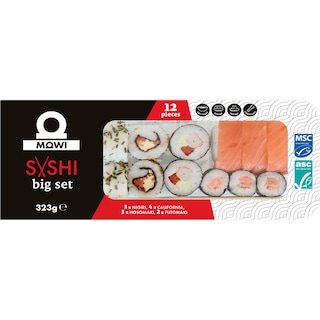 Mowi | Sushi Essential Big Set Hattatsu, 12 bucati 323g