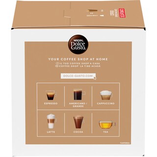 Nescafe | Dolce Gusto | Cafea decofeinizata Cortado Espresso Macchiato, 16 capsule