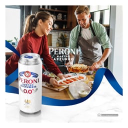 Peroni Nastro Azzurro | Bere fara alcool 3+1 x 0.5L