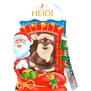 Heidi | Figurina Mos Craciun din ciocolata cu lapte 70g