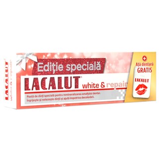 Lacalut | Pasta de dinti si ata dentara White & Repair