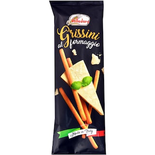 Valledoro | Grisine cu ulei de floarea soarelui si branza 100g