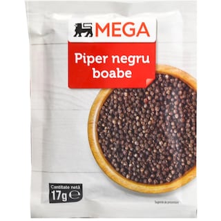 MEGA | Piper negru boabe 17g
