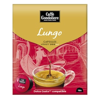 Caffe Gondoliere | Cafea Lungo, 16 capsule