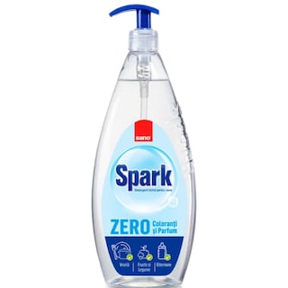 Sano | Spark | Detergent lichid pentru vase Zero coloranti si parfum 1L