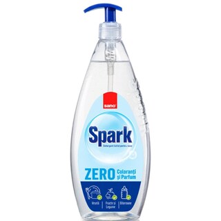 Sano | Spark | Detergent lichid pentru vase Zero coloranti si parfum 1L