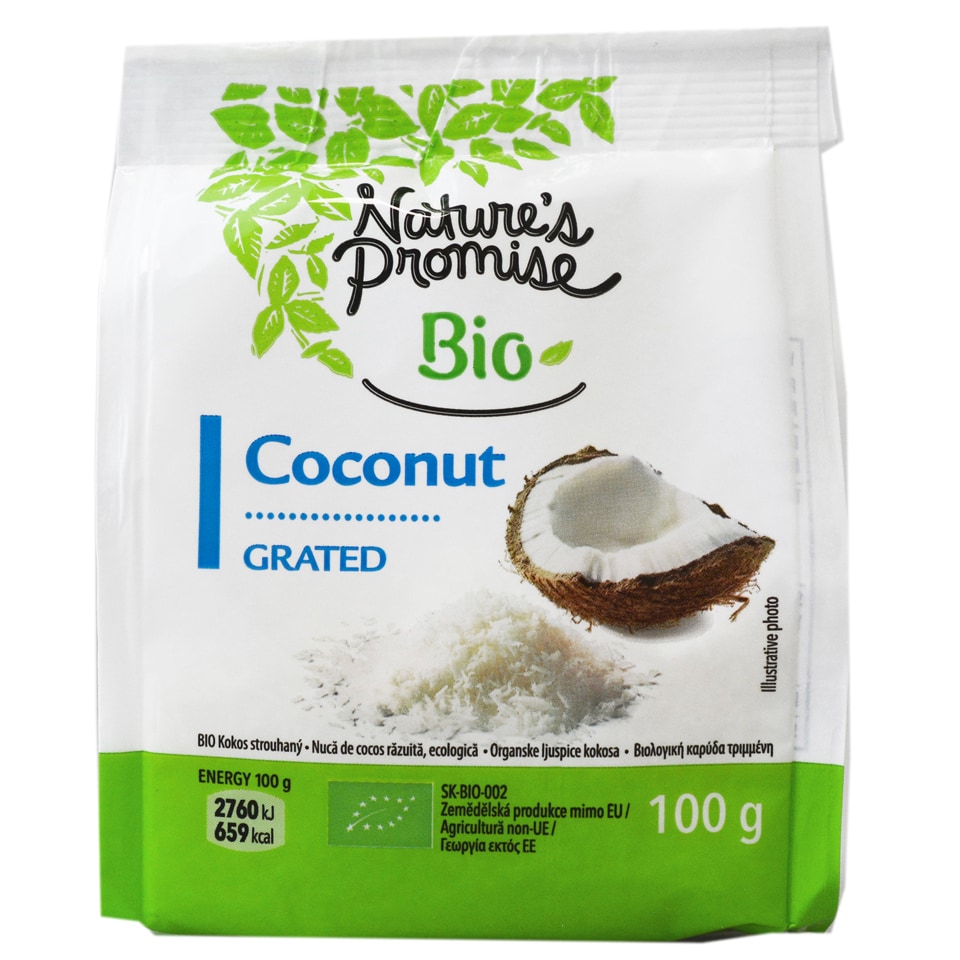 Nature's Promise | Nuca de cocos razuita, ecologica 100g | Mega-image