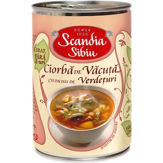 Scandia Sibiu | Ciorba de vacuta cu verdeturi 400g